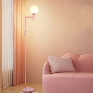 Lightdot Globe Pink 64in. Dimmable Floor Lamp - NIB